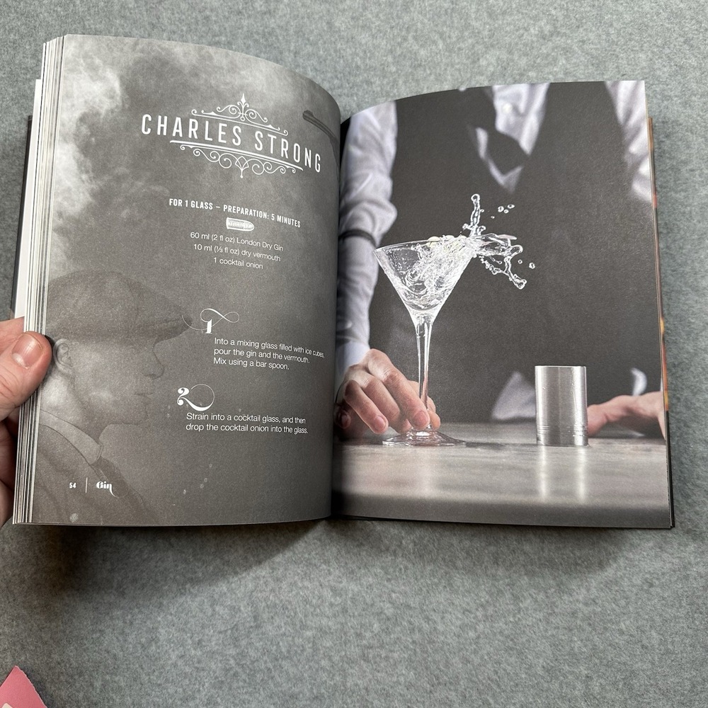 Peaky Blinders Cocktail Book Shelby Company Ltd Hardcover 40 Recipes - Picture 11 of 12